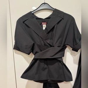 Kenzo Black Top , Tie’s in the back